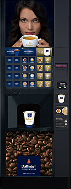 Heißgetränkeautomat Dallmayr X200 von Quick Drink